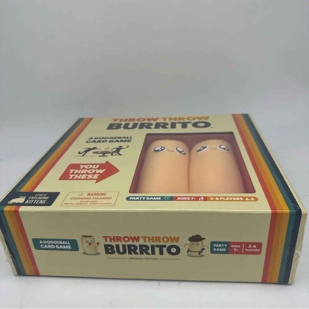 Throw Throw Burrito A Dodgeball Card Game by Exploding Kittens New/Sealed